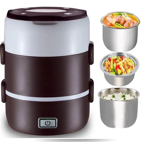 warmer lunch box electric|portable lunch box food warmers.